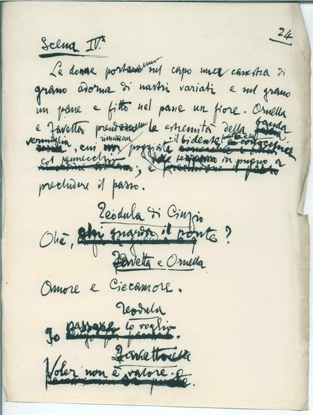 La figlia di Iorio. Tragedia pastorale <bozze di stampa del fac simile del manoscritto>