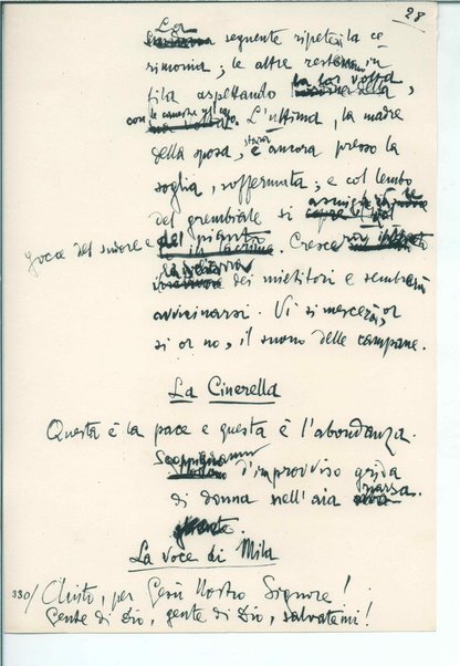 La figlia di Iorio. Tragedia pastorale <bozze di stampa del fac simile del manoscritto>