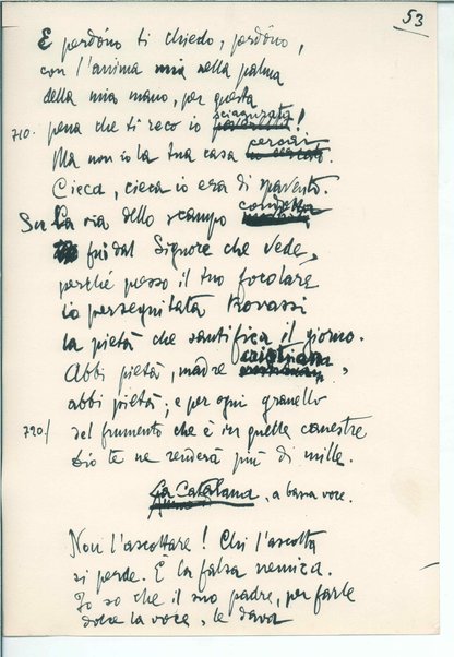 La figlia di Iorio. Tragedia pastorale <bozze di stampa del fac simile del manoscritto>