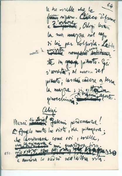 La figlia di Iorio. Tragedia pastorale <bozze di stampa del fac simile del manoscritto>