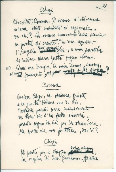 La figlia di Iorio. Tragedia pastorale <bozze di stampa del fac simile del manoscritto>