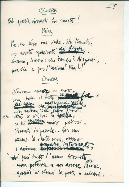 La figlia di Iorio. Tragedia pastorale <bozze di stampa del fac simile del manoscritto>