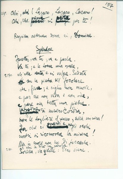 La figlia di Iorio. Tragedia pastorale <bozze di stampa del fac simile del manoscritto>