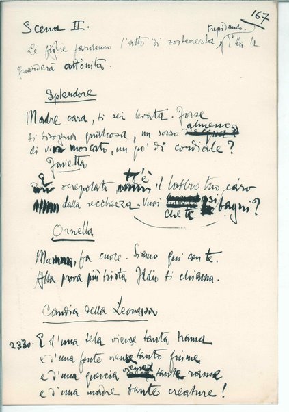 La figlia di Iorio. Tragedia pastorale <bozze di stampa del fac simile del manoscritto>