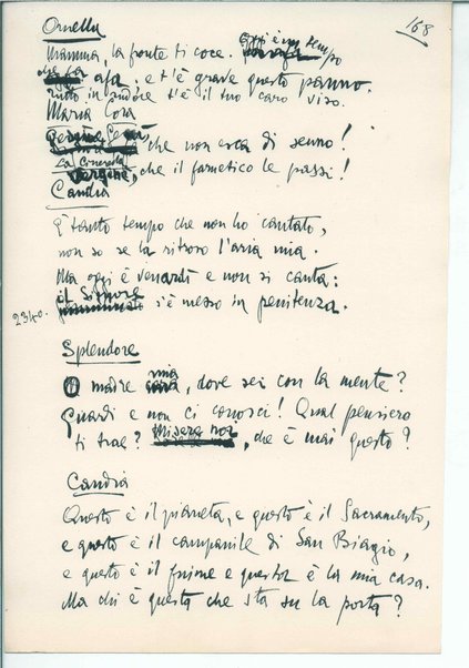 La figlia di Iorio. Tragedia pastorale <bozze di stampa del fac simile del manoscritto>