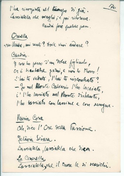 La figlia di Iorio. Tragedia pastorale <bozze di stampa del fac simile del manoscritto>