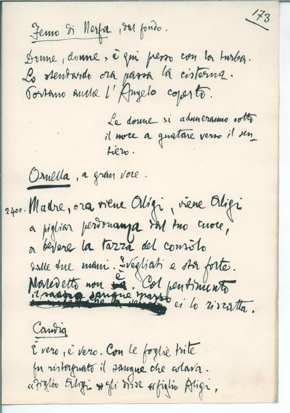 La figlia di Iorio. Tragedia pastorale <bozze di stampa del fac simile del manoscritto>