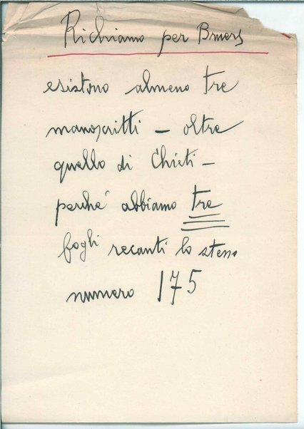 La figlia di Iorio. Tragedia pastorale <bozze di stampa del fac simile del manoscritto>