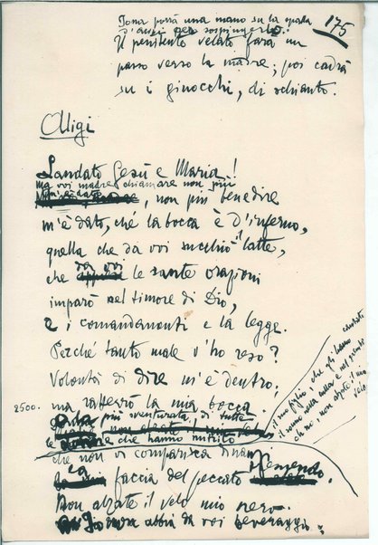 La figlia di Iorio. Tragedia pastorale <bozze di stampa del fac simile del manoscritto>