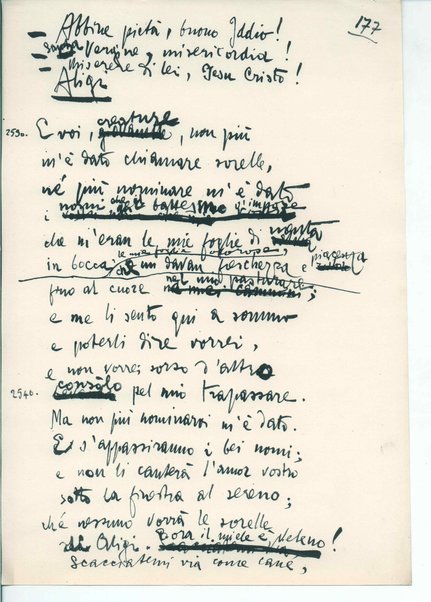 La figlia di Iorio. Tragedia pastorale <bozze di stampa del fac simile del manoscritto>