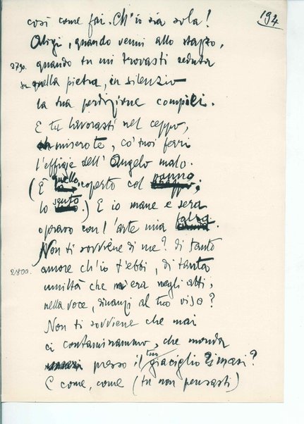 La figlia di Iorio. Tragedia pastorale <bozze di stampa del fac simile del manoscritto>