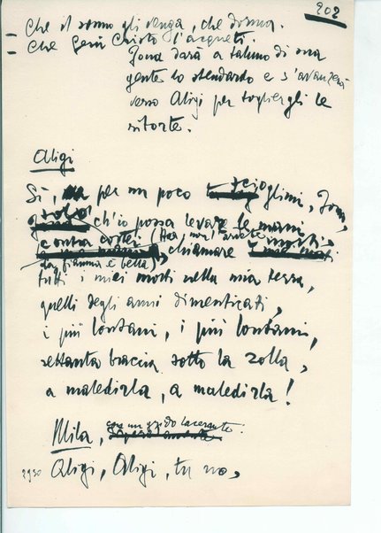 La figlia di Iorio. Tragedia pastorale <bozze di stampa del fac simile del manoscritto>