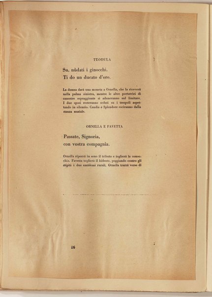 La figlia di Iorio. Tragedia pastorale [atto primo] <bozze di stampa>