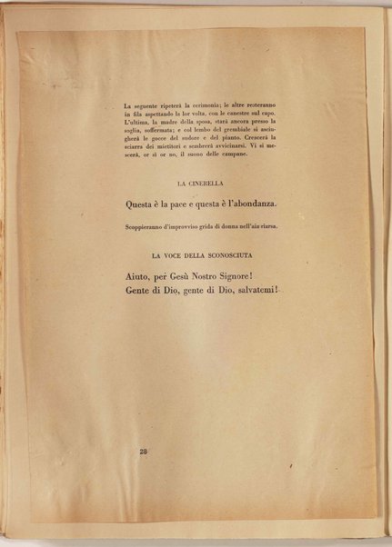 La figlia di Iorio. Tragedia pastorale [atto primo] <bozze di stampa>