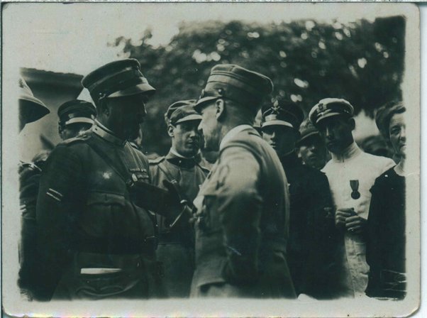 Fotografia di Gabriele D'Annunzio e Giuriati