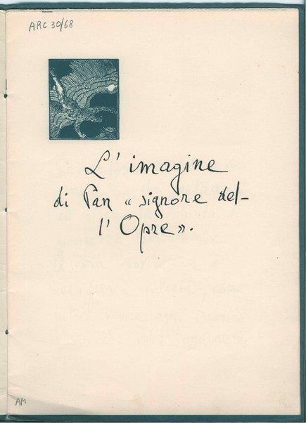 L'imagine di Pan "signore dell'opre"