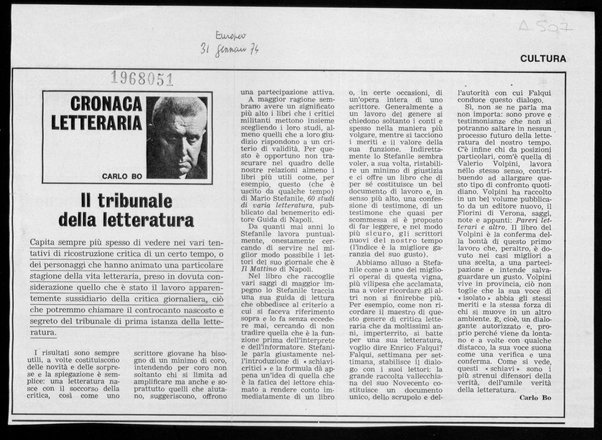 Il tribunale della letteratura