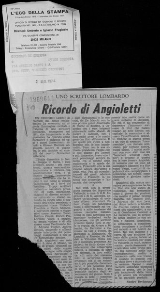 Ricordo di Angioletti