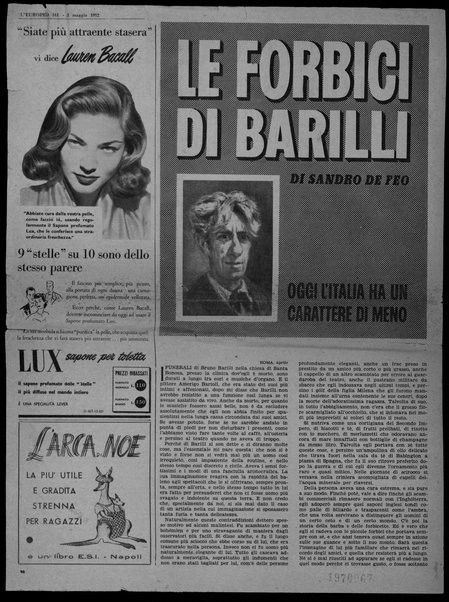 Le forbici di Barilli