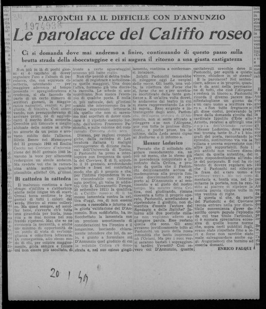 Le parolacce di Califfo roseo