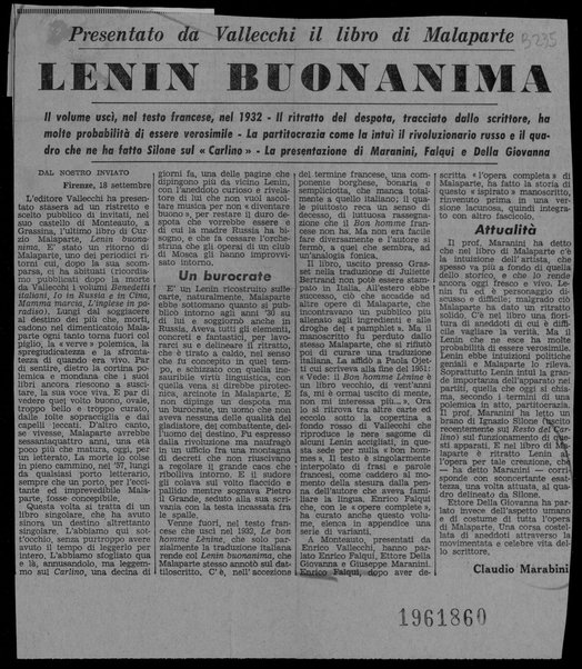 Lenin buonanima