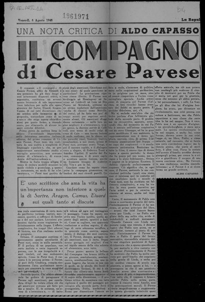 Il Compagno di Cesare Pavese