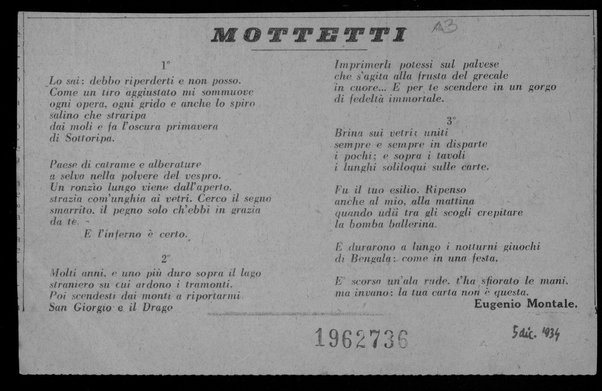 Mottetti