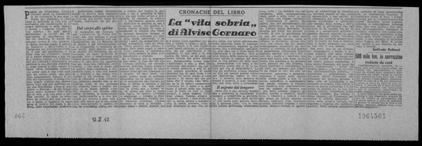 La “vita sobria” di Alvise Cornaro