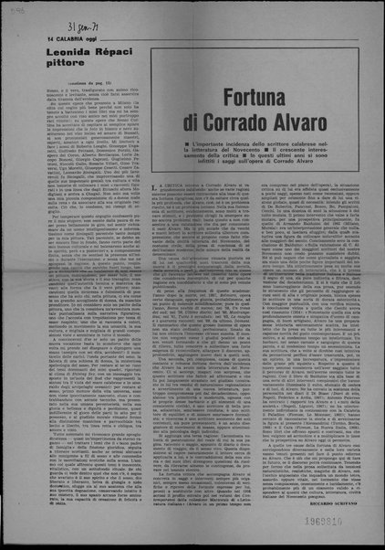 Fortuna di Corrado Alvaro