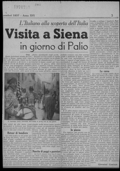 Visita a Siena in giorno di Palio