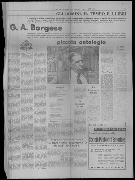 G. A. Borgese piccola antologia