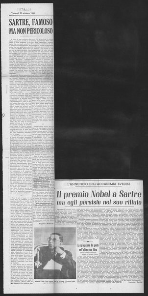 Sartre, famoso ma non pericoloso