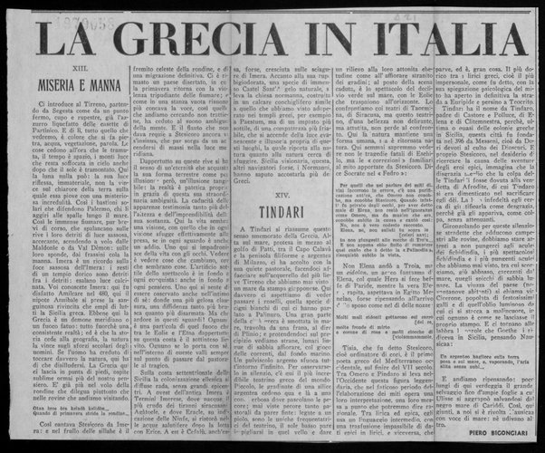 La Grecia in Italia