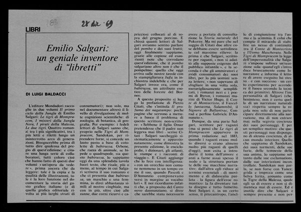 Emilio Salgari: un geniale inventore di "libretti"