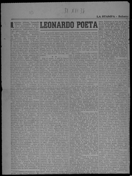 Leonardo poeta