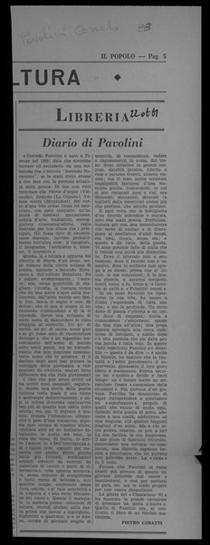 Diario di Pavolini