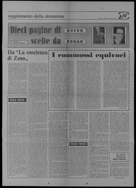 Dieci pagine di Svevo scelte da Rosso