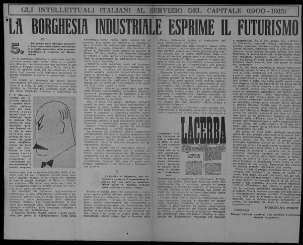 La borghesia industriale esprime il futurismo