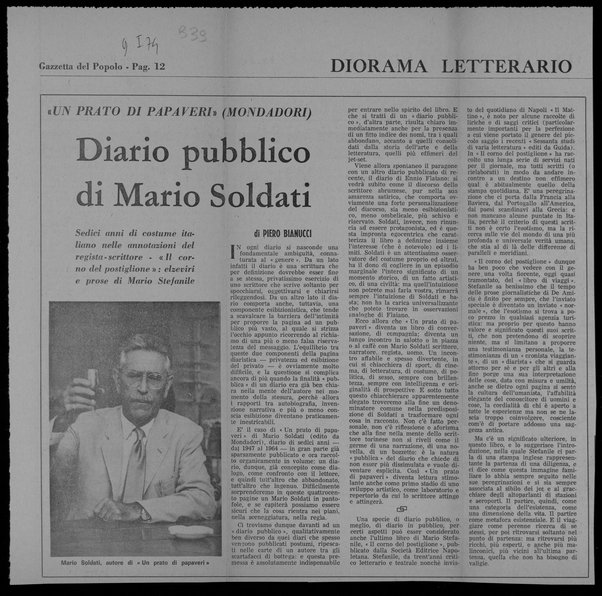 Diario pubblico di Mario Soldati