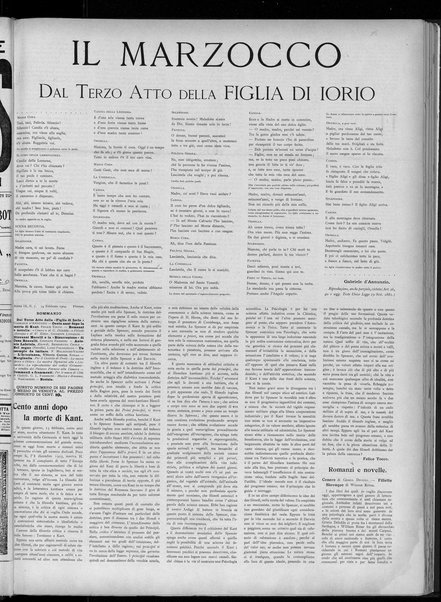 Il Marzocco : periodico settimanale di letteratura e d'arte