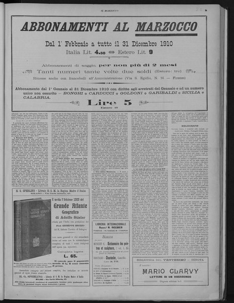 Il Marzocco : periodico settimanale di letteratura e d'arte