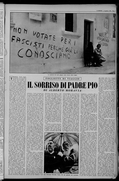 Il mondo : settimanale di politica e letteratura