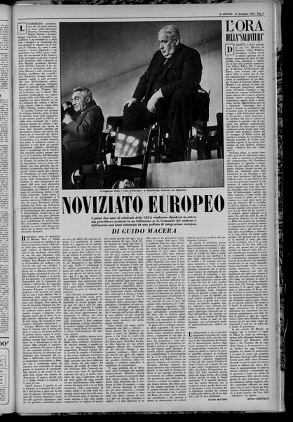 Il mondo : settimanale di politica e letteratura