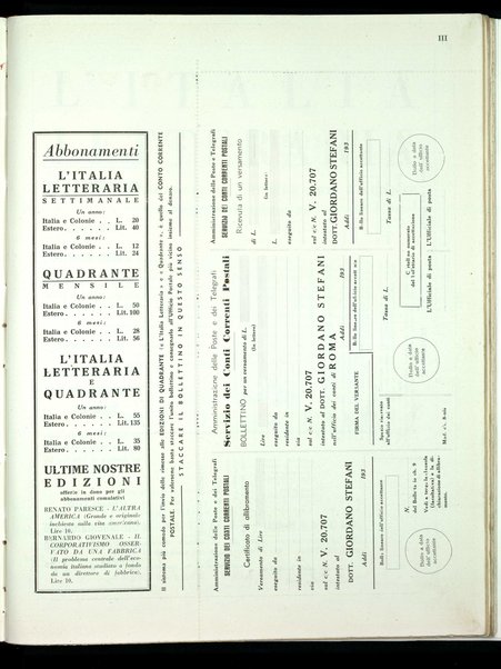 Quadrante : rivista mensile