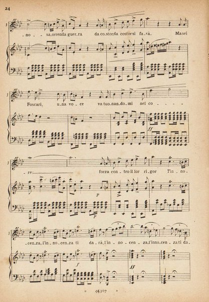 I due Foscari : tragedia lirica / di Francesco Maria Piave ; musica di Giuseppe Verdi