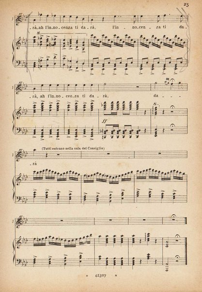 I due Foscari : tragedia lirica / di Francesco Maria Piave ; musica di Giuseppe Verdi