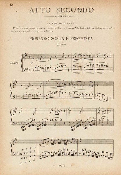 I due Foscari : tragedia lirica / di Francesco Maria Piave ; musica di Giuseppe Verdi