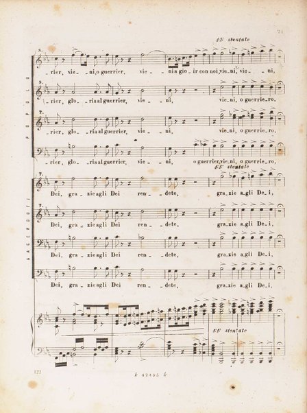 Aida : opera in quattro atti / versi di A. Ghislanzoni ; musica di G. Verdi ; canto e pianoforte, [riduzione di Franco Faccio]