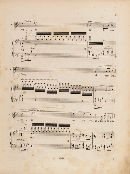 Aida : opera in quattro atti / versi di A. Ghislanzoni ; musica di G. Verdi ; canto e pianoforte, [riduzione di Franco Faccio]