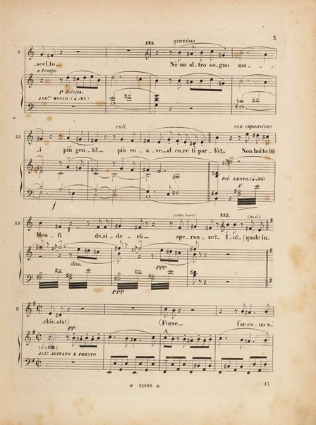 Aida : opera in quattro atti / versi di A. Ghislanzoni ; musica di G. Verdi ; canto e pianoforte, [riduzione di Franco Faccio]